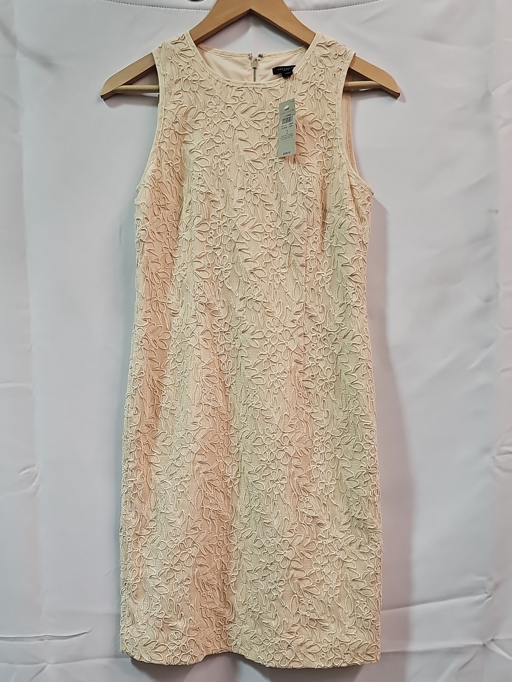 ANN TAYLOR SLEEVELESS LACE SHEATH DRESS BFPM-10-033